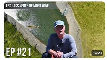 Les lacs verts en montagne